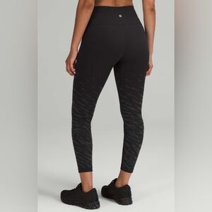 Lululemon Lunar New Year Wunder Under High-Rise Tight 25"- Black/ Size 6